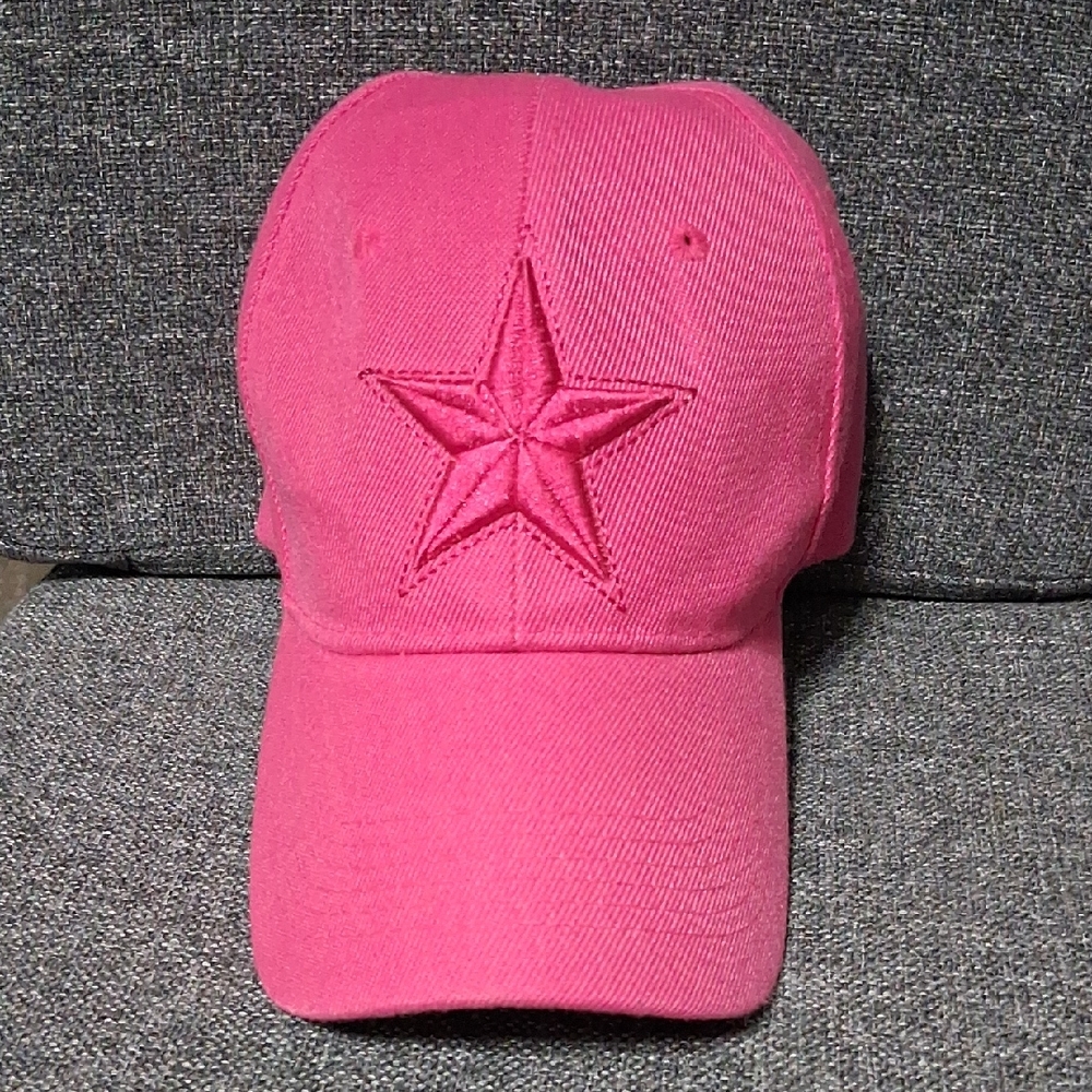 Pink Star Kids Cap